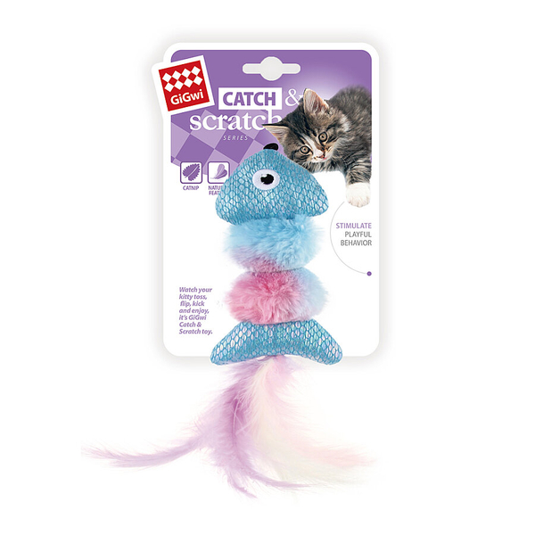 7362 Catch&Scratch Balık Kedi Oyuncağı 