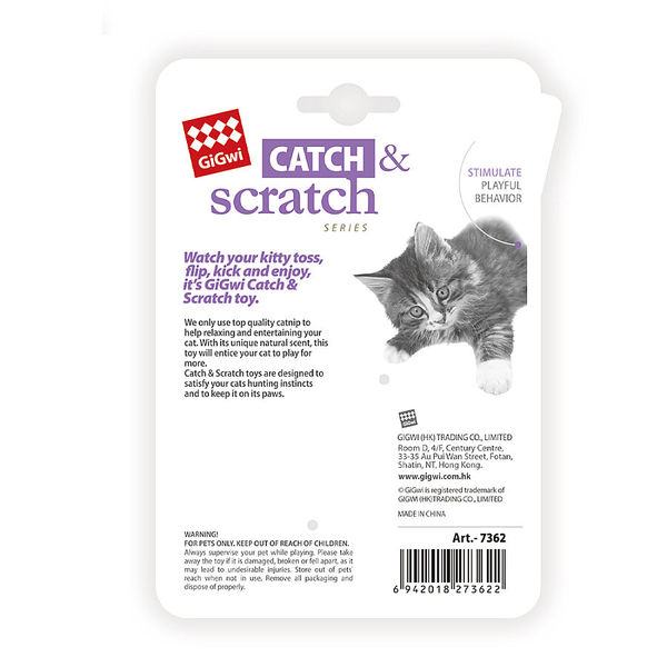 7362 Catch&Scratch Balık Kedi Oyuncağı 