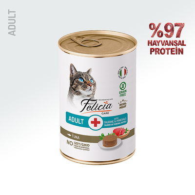 Felicia - Felicia Yetişkin Tahılsız Ton Balıklı Kedi Konserve 400g - 12 Adet