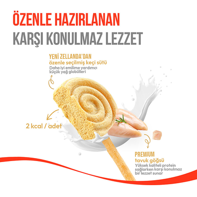 Wanpy Köpekler İçin Dondurularak Kurutulmuş Lolipop - Balkabaklı - 6 g*10'lu - Thumbnail
