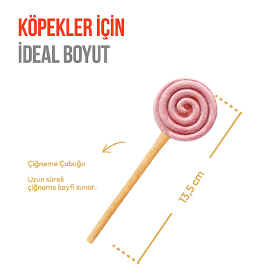 Wanpy Köpekler İçin Dondurularak Kurutulmuş Lolipop - Yaban Mersinli - 6 g*10'lu - Thumbnail