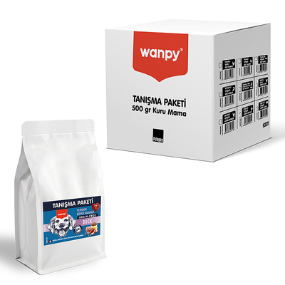 Wanpy - Wanpy Tahılsız Ördekli Yetişkin Köpek Maması 500 gr - 24 Adet