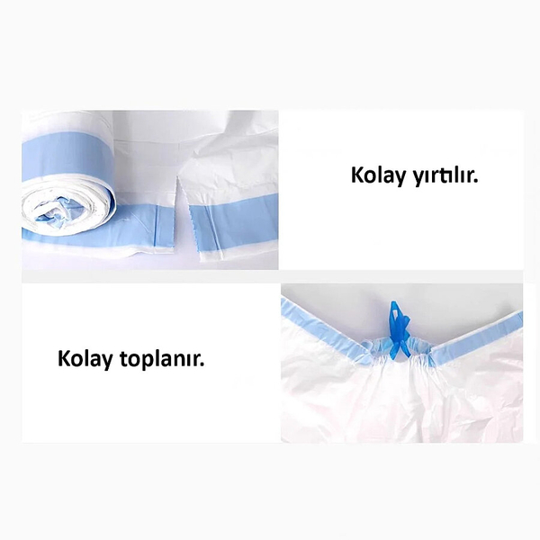 WooHuloo Pro Otomatik Kedi Tuvaleti Çöp Torbası 20 Adet
