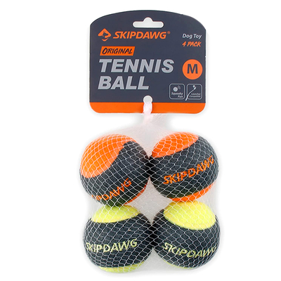 GiGwi - 3034 Skipdawg Tenis Topu 4'lü Paket