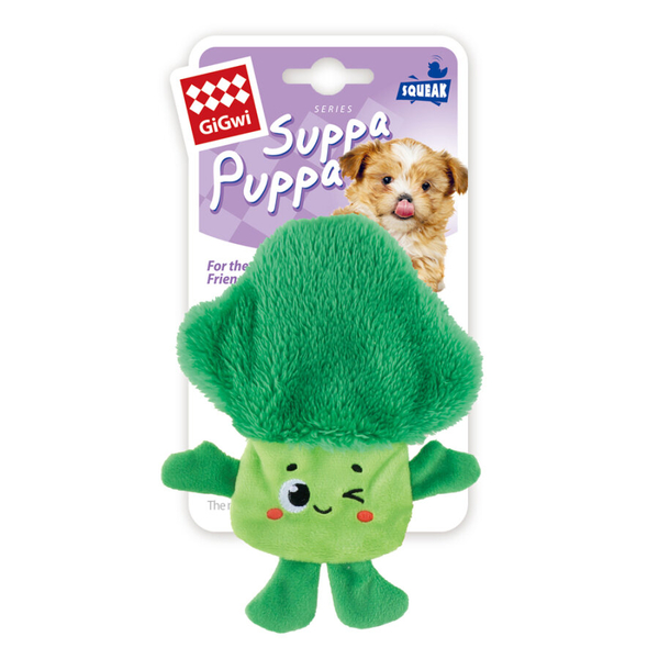 4179 Suppa Puppa Brokoli Sesli Köpek Oyuncağı