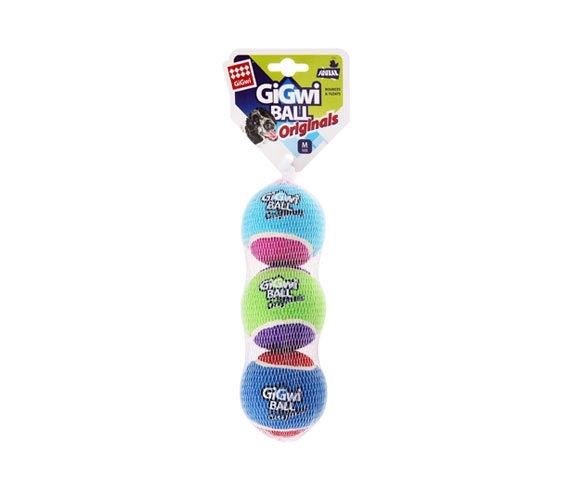 6118 Gigwi Ball Tenis Topu 3'lü 6 cm Köpek Oyun.