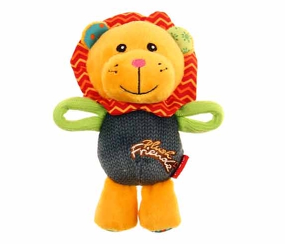 GiGwi - 6147 Plush Friendz Sesli Aslan Peluş Köpek Oyuncag