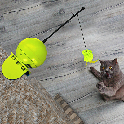 699/441473 Kedi Elektronik, Klipsli Asılabilir Yeşil Kedi Oltası - Thumbnail