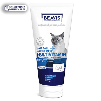 Beavis Hairball & Multivitamin & Gastrointestinal Kedi Malt Paste Glutensiz 75 ml - 6 Adet - Thumbnail