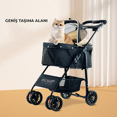 Bndc-102 Pet Arabası Haki - Thumbnail