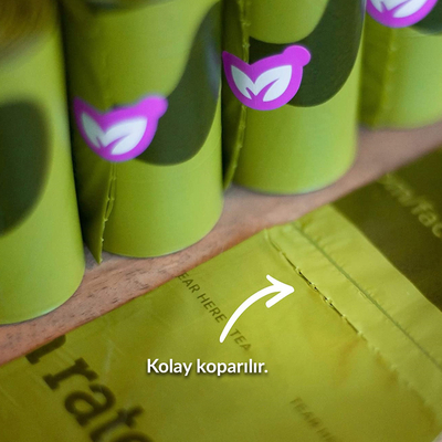 Earth Rated Dışkı Torbası Lavantalı 8 Rulo-120 Poş - Thumbnail