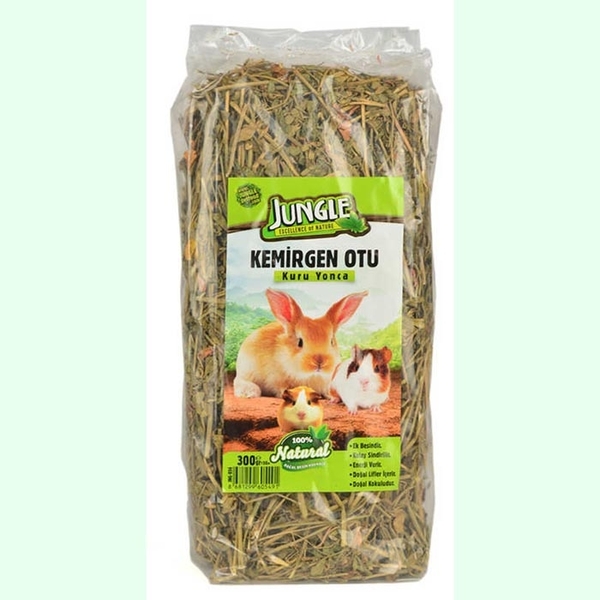 Jungle Eko 5'li Kuru Yonca Kemirgen Otu 300 gr