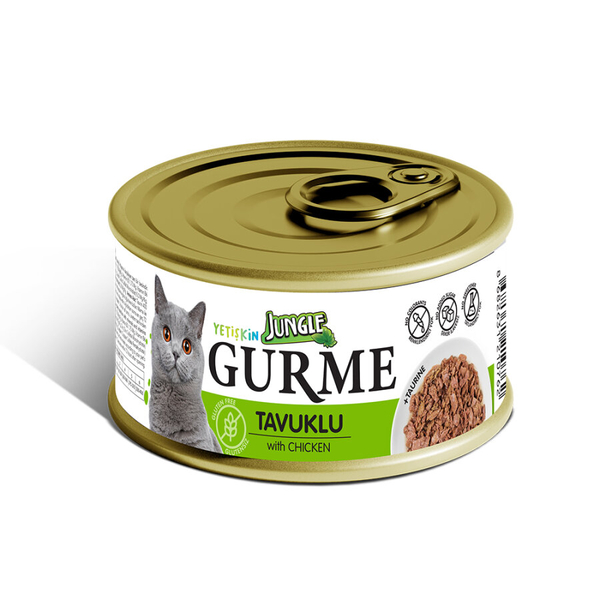 Jungle Gurme 85 g Yavru Somonlu Kedi Konservesi 12 Adet