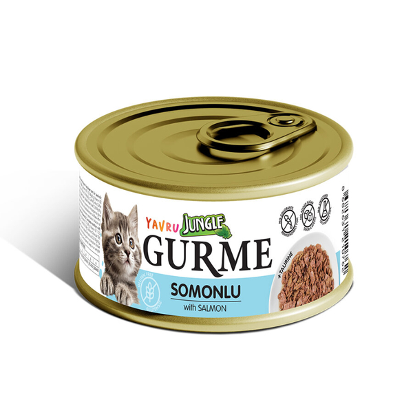 Jungle Gurme 85 g Yetişkin Tavuklu Kedi Konservesi 12 Adet