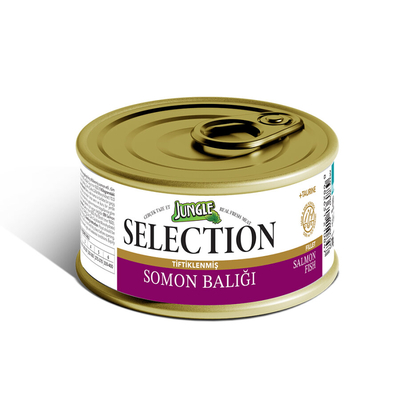 Jungle - Jungle Selection 70 g Somonlu Kedi Yaş Mama 12 Adet