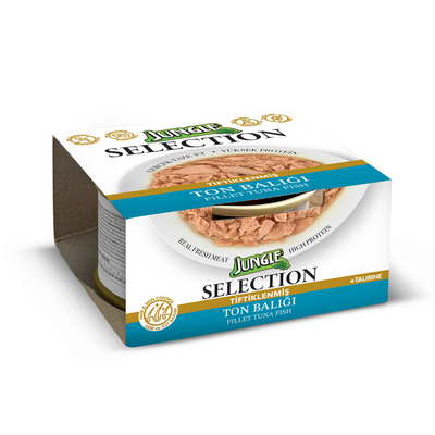 Jungle Selection 70 g Ton Balıklı Kedi Yaş Mama 12 Adet - Thumbnail