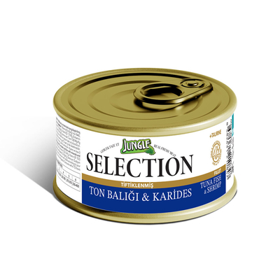 Jungle - Jungle Selection 70 g Ton-Karides Kedi Yaş Mama 12 Adet