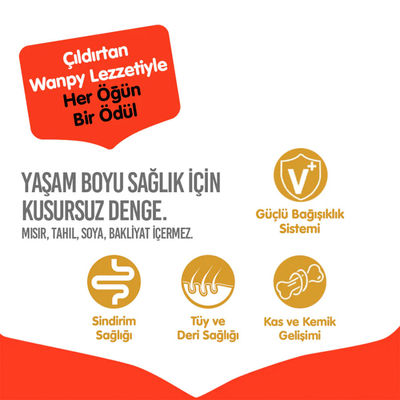 Wanpy Tahılsız Somonlu Yavru Köpek Maması 1,5 kg - Thumbnail