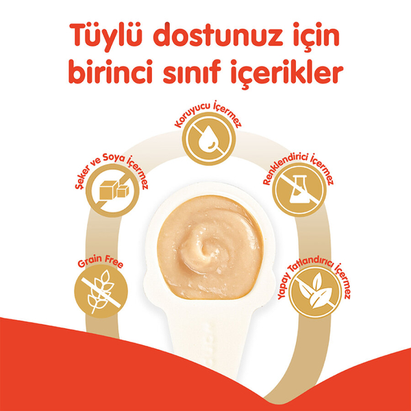 Wanpy Tavuklu 10*16 gr Kaşıklı Kedi Ödül Kreması